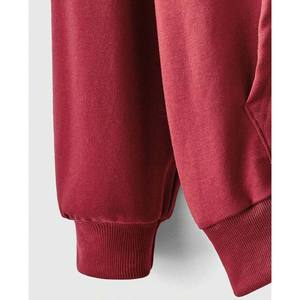 OEM sweatshirts à fermeture éclair avec logo personnalisé imprimé uni et broderie vintage sweatshirt à capuche de haute qualité pour hommes - Product Image 4