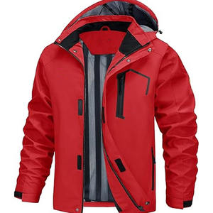 Waterproof Raincoat for Adults with Reflective Strips Long <b>Rain</b> <b>Coat</b> with Hood Mesh Lining Double Pockets Durable Outdoor - Product Image 1