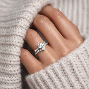 Anillo de compromiso Zarkan elegante de plata 925 con diamante americano solitario en forma de águila, talla única, con incrustaciones de moda, material principal de aleación. - Product Image 2