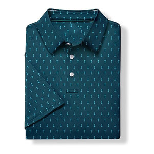 เสื้อโปโลกอล์ฟผู้ชายราคาดีที่สุด ผ้าฝ้าย เสื้อโปโลกอล์ฟผู้ชายสไตล์ใหม่ - Product Image 2