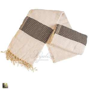 Turkish Combed Cotton Handwoven Oversized <b>Beach</b> <b>Towel</b> Premium Texture Durable Quality Breathable Weave Colorfast Fringe Edge - Product Image 6