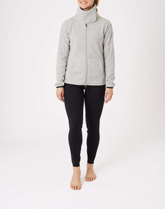 Jersey profesional Color gris caballo ecuestre tejido unido polar montar chaqueta con dos bolsillos laterales para niñas - Product Image 2