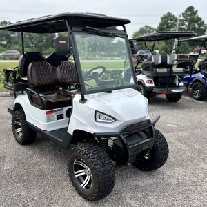 Nouvelle conception de voiturette de golf électrique 4 places, châssis en métal, batterie au plomb-acide, vitesse de 30 à 50 km/h, moteur AC 5 kW, chargeur intelligent - Product Image 3
