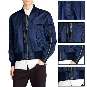 Veste en cuir de qualité supérieure professionnelle pour hommes, confortable avec fermeture à glissière pour l'hiver, de style personnalisé - Product Image 6
