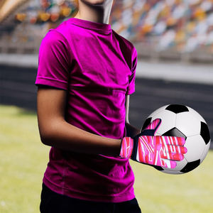 Gants de gardien de but en latex en gros, doigts entiers, imperméables, respirants, bracelet de poignet réglable, entraînement en plein air - Product Image 5