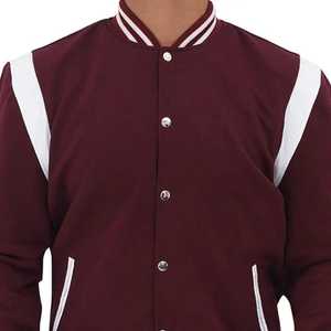 เสื้อแจ็กเก็ตเบสบอลผ้าคอตตอนเกรดพรีเมี่ยมสไตล์เลตเทอร์แมนเสื้อโค้ทลำลอง - Product Image 4