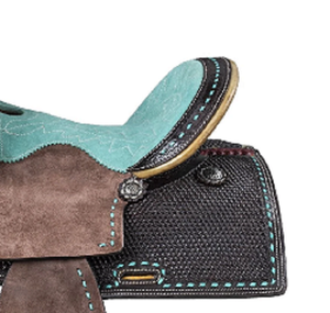 Juego de tachuelas de cuero genuino de primera calidad, monturas de carreras occidentales e inglesas para montar a caballo - Product Image 6