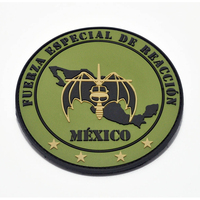 Sac à dos en caoutchouc Logo patchs vêtements en relief durable personnalisé PVC patchs étiquettes en caoutchouc souple tactique Patch