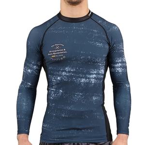 Logotipo personalizado de los hombres de manga larga de corte suelto transpirable Rash Guard al por mayor de jóvenes Pakistán hizo ropa de hombre - Product Image 1