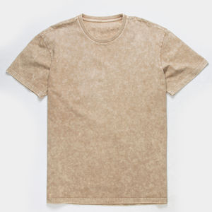 T-shirt respirant tricoté en polyester/coton surdimensionné pour hommes de luxe Logo vintage de haute qualité personnalisable en gros - Product Image 2