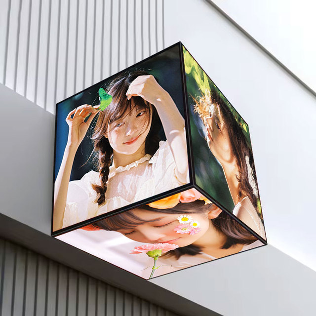 Waterproof IP65 Full Color High Resolution P2.5 LED Display Cube 3D Magic Video Multi-faceted LED Screen 6000cd/m2 Brightness 5