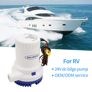 SAILINGFLO 24V DC 1500GPH <span class=keywords><strong>Bomba</strong></span> de <span class=keywords><strong>agua</strong></span> de sentina de barco sumergible Fácil de instalar <span class=keywords><strong>Bomba</strong></span> de sentina silenciosa para piscinas - Product Image 6