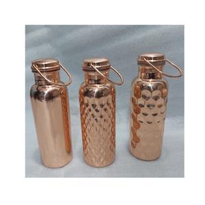 ขวดน้ำทองแดงค้อนสุดหรูทำด้วยมือป้องกันการรั่วซึมแบบไร้ข้อต่ออายุรเวทเป็นมิตรต่อสิ่งแวดล้อมทนทานดีไซน์ระดับพรีเมียม - Product Image 6