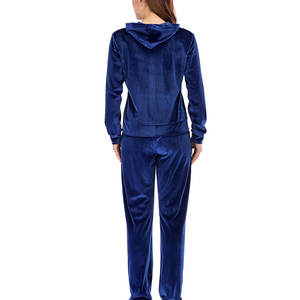 ชุดวอร์มยาวของผู้หญิงผ้าถักแบบมีสไตล์สำหรับฤดูหนาวสวมใส่สบายพิมพ์โลโก้ได้ตามต้องการ - Product Image 2