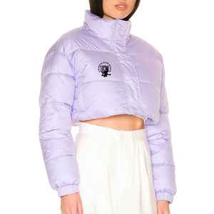 New Design Waterproof Zipper Closure <b>Women</b> Regular Puffer Jacket-Reversible Eco-Friendly Winter Jacket Detachable Collar <b>Hat</b> - Product Image 3