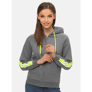 Sudadera transpirable de invierno de gran tamaño con capucha y logotipo personalizado para mujer Terry Drop Shoulder Plus Size - Product Image 4