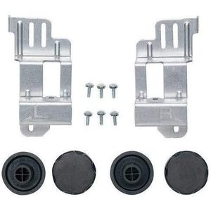 Kit de apilamiento de aleación de aluminio Lifetime Appliance WE25X10031 compatible con lavadora/secadora de carga frontal GE 24, GE24STACK - Product Image 1