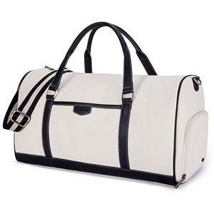 Grande capacité toile Durable Weekender sac de nuit compartiment Carry on Gym Sports Voyage Tote Duffle Bag - Product Image 3