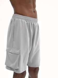 กางเกงกีฬาขาสั้นระบายอากาศได้ดีสำหรับผู้ชายกางเกงคาร์โก้สำหรับใส่วิ่งออกกำลังกายในฤดูร้อนแบบลำลอง - Product Image 6