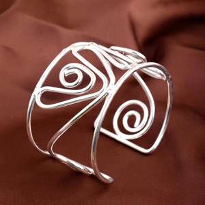 Bracelet en laiton antique moderne inspiré Sculpture chinoise bijoux de mode polis pour hommes femmes cadeau de conception de manchette ouverte traditionnelle - Product Image 1