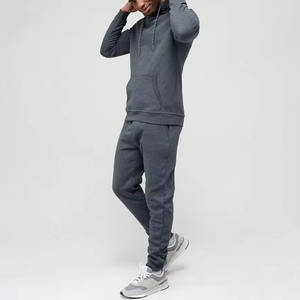 Men's Streetwear 100% Cotton Tracksuits For Men Quick dry Customized Logo <b>Running</b> Outdoor Jogging Set Lightweight - Product Image 3