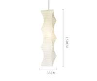 Candelabro de papel de estilo japonés, arte Simple, sala de estar, dormitorio, decoración de papel, candelabro artesanal, pantalla