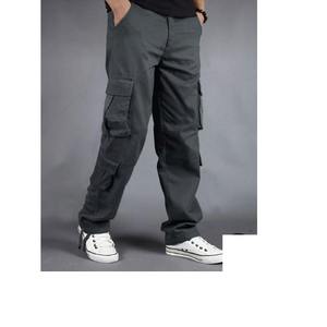 Pantalon cargo décontracté pour homme de haute qualité, nouvelle tendance de la mode automne, multi-poches, taille haute, coupe droite et ajustée, fournisseur BD - Product Image 3