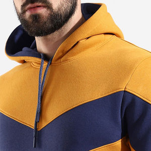 Sudadera con capucha de lana con estampado personalizado para hombre, jersey básico de mezcla de algodón, ropa de calle transpirable de alta calidad bordada - Product Image 6