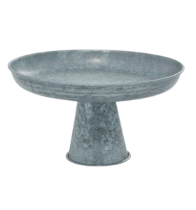 Tabletop <b>Cake</b> <b>Tools</b> Custom Made Galvanized Single Tier Metal <b>Cake</b> Stands Home Hotel Restaurant Birthday <b>Cake</b> - Product Image 2