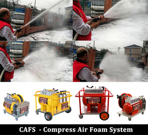 PRI-SAFETY CAFS sistema di soppressione degli incendi aria compressa in acciaio inox 10-500 gallone CE certificato 25m tubo estintore - Product Image 6