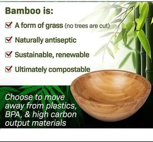 Grand ensemble de vaisselle en bois ovale moderne jetable robuste pour mariage Cuisine adaptée aux salades Pain Fruits Légumes - Product Image 4