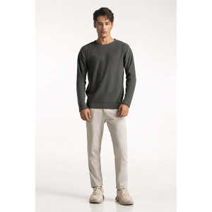 Suéter de Cuello Redondo 100% Algodón para Hombre con Patrón y Estampado, Transpirable, Tejido de Invierno, con Capucha, Suministro ODM - Product Image 4