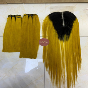 Perruques 100% naturelles couleur ombré, cheveux humains pour femmes noires, prix de gros - Product Image 3