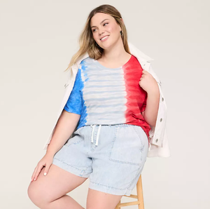 เสื้อยืดลำลองสีสันสดใสระบายได้ดีสำหรับผู้หญิงไซส์ใหญ่พิเศษระบายอากาศได้ดีคอกลมคุณภาพเครื่องแต่งกายตามสั่ง - Product Image 3