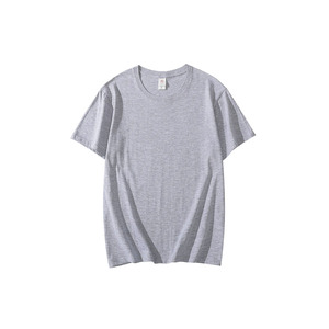 Mélange de coton Durable de haute qualité 230G T-shirt à manches courtes pour hommes couleur unie surdimensionné pour hommes femmes nouveauté - Product Image 5