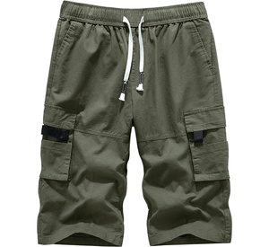 Hot Selling Men's Classic Fit 100% Cotton <b>Cargo</b> Shorts Zipper Fly Closure Quick Dry Anti-Wrinkle Breathable OEM Service Outdoor - Product Image 5