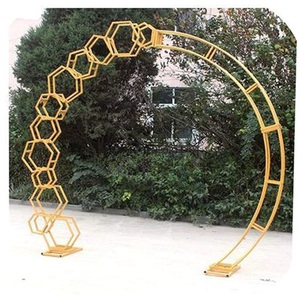 Metal Gold Plated Home and Garden Flower <b>Decoration</b> Harlow Stand Classic Best Selling Large Size Table Top Harlow Stand in India - Product Image 4