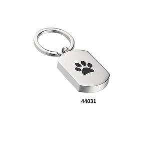 Bijoux de crémation d'empreinte de patte d'acier inoxydable bleu de haute qualité de Offre Spéciale pour des cendres de fournisseur à la maison - Product Image 3