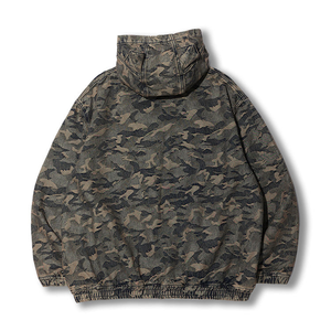 Sweat à capuche personnalisé META WEAR pour homme, hiver, poids lourd, 450 g, 100 % coton, respirant, hip-hop, poche, coupe régulière, brodé - Product Image 3