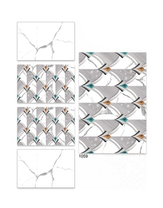 Compre azulejos de pared de cerámica 30x45 cm Acabado Alto Espesor de cerámica brillante 8 mm Tamaño 300x450 Mm Material de construcción de calidad europea - Product Image 4