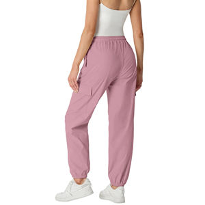 Ladies <b>Cargo</b> Pants Women Joggers Oversize Women Cotton Joggers With Drawstring Closure Casual Style Mid <b>Waist</b> Women's Pants - Product Image 3