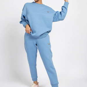 Ventes en gros de costumes de sport pour femmes printemps, grande taille, respirant, brodé, en molleton lavé - Product Image 2