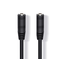 3,5mm hembra 20cm modelo 1500057 negro cobre puro Conductor Compatible XLR RCA AUX micrófono coche Audio