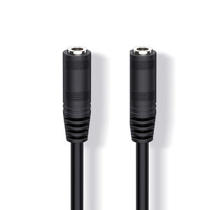 3,5mm hembra 20cm modelo 1500057 negro cobre puro Conductor Compatible XLR RCA AUX micrófono coche Audio - Product Image 2