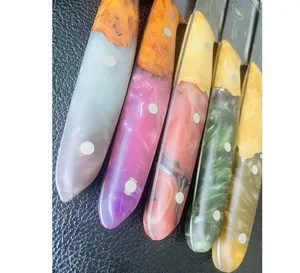 Ucuz fiyat mutfak bıçakları OEM şef bıçağı erkek kolları için yeni tasarım kolları mutfak bıçakları epoksi tipi