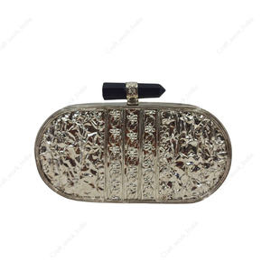 Bolso de Mano Tipo Clutch con Paneles de Labradorita Ovalada, Superficie de Piedra Natural con Destellos, Bolso de Noche de Lujo Hecho a Mano para Mujer, para Bodas - Product Image 4