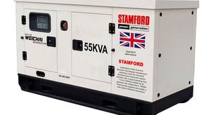 Groupe électrogène diesel 110 kVA avec alternateur Stamford, silencieux, 50 Hz/60 Hz, pour usage industriel de secours - Product Image 1