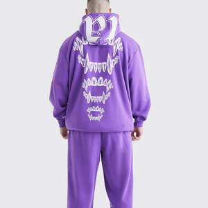 ชุดวอร์มพิมพ์ลายสำหรับผู้ชาย ปี 2026 เสื้อฮู้ดผ้าฟลีซ กางเกงวอร์มขายาว และกางเกงคาร์โก้ ระบายอากาศได้ดี เป็นมิตรกับสิ่งแวดล้อม เหมาะสำหรับการวิ่ง - Product Image 5