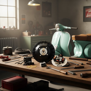 Bobina de Encendido Flytech de 20 mm, 1.6 kg, Nueva, Metálica, para Sistemas Eléctricos y de Encendido de Scooters PX, PE, COSA - Product Image 3