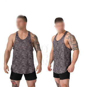 Fully Customized Made Wholesale Rate Sleeveless Sleeve High Quality Gym Active Wear Best Soft Fabric Fitness Wear <b>Tank</b> <b>Tops</b> - Product Image 6